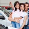 Happy Family Buying Used Car