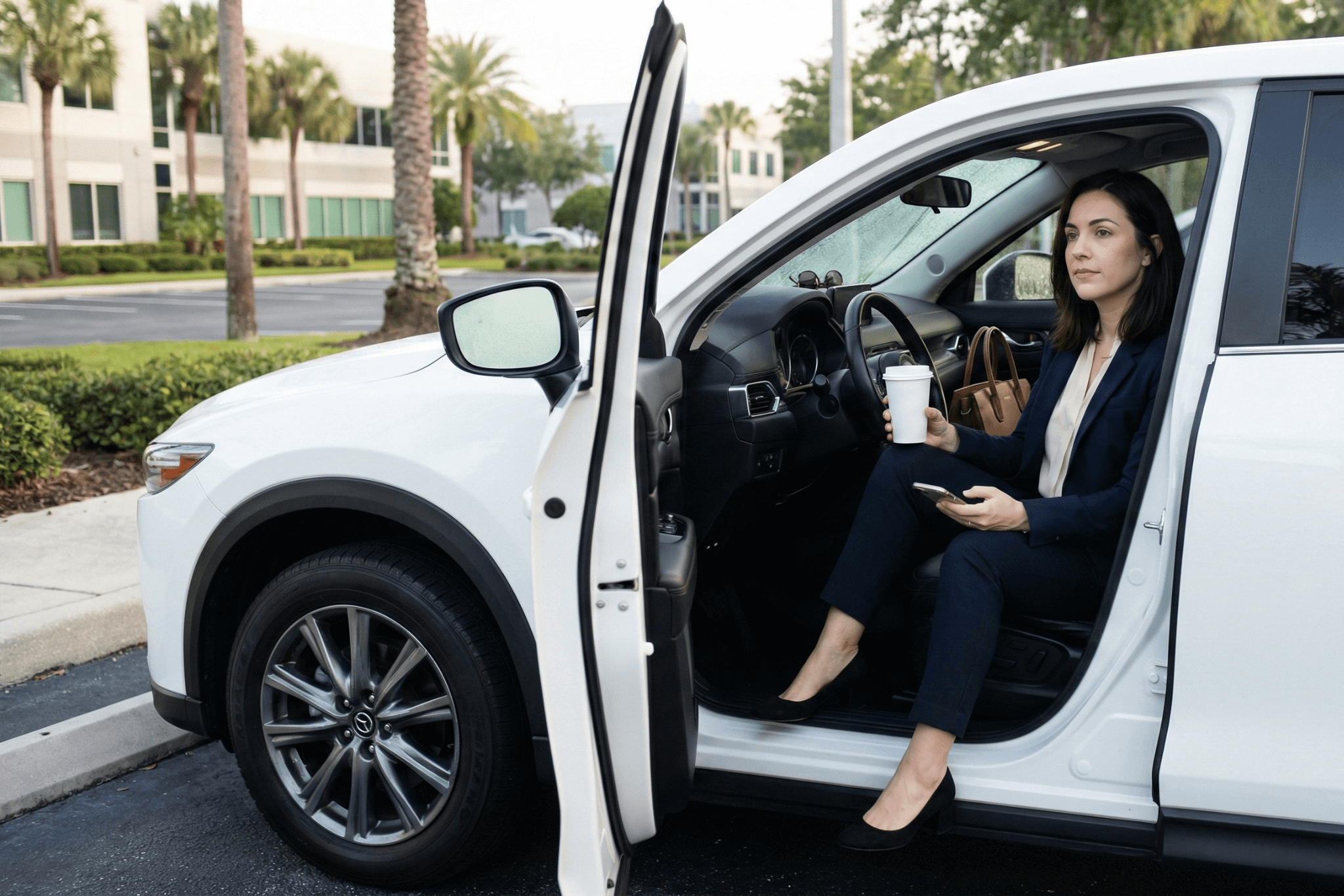 Professional using an SUV for business